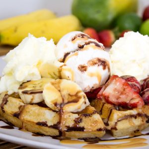 Waffle Sensación Full - Frutería y Heladería Dinays